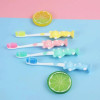 Set of children's toothbrushes, soft (3-10 years old), 4 pcs